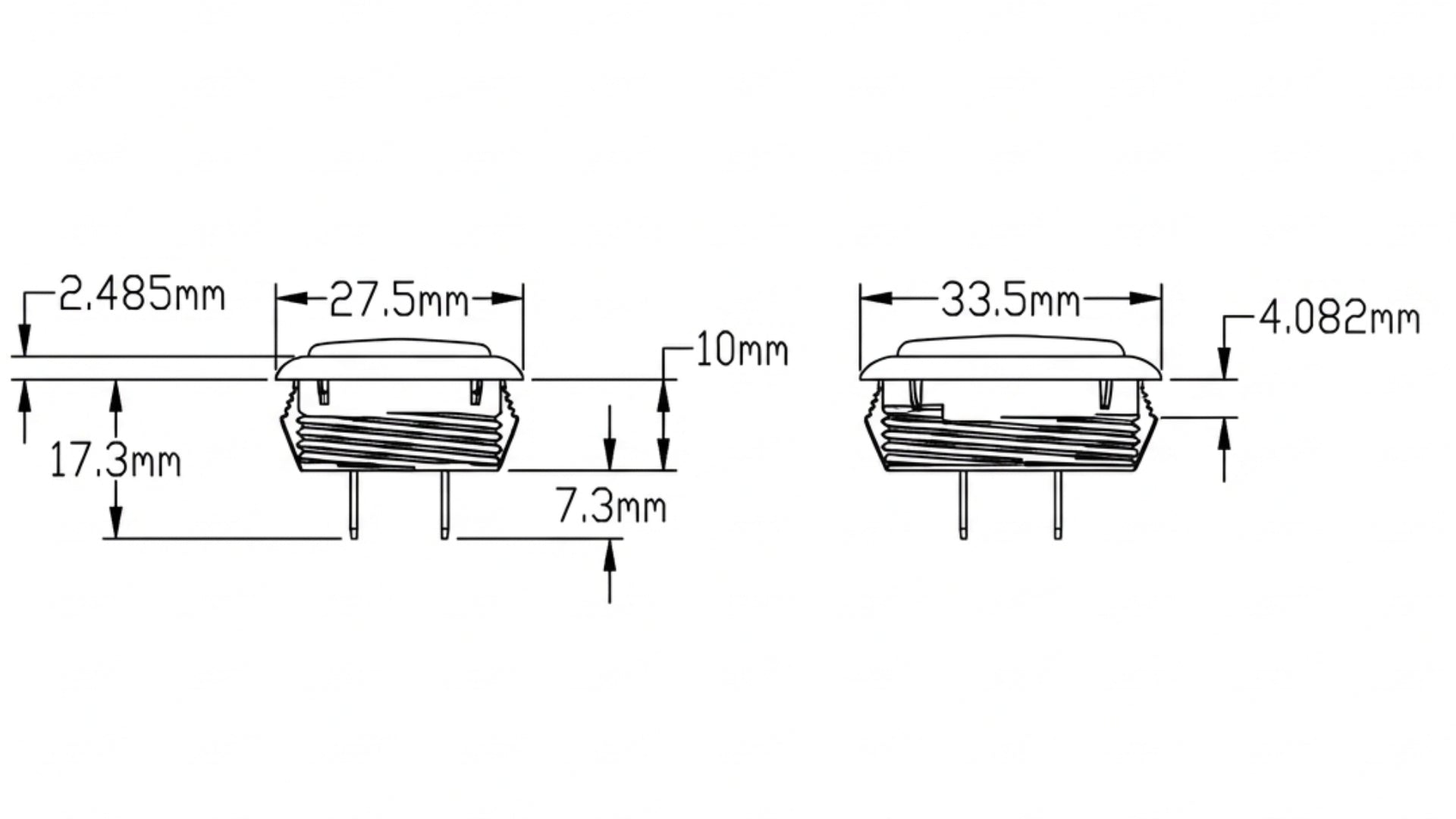 DRM Silent Button 静音ボタン（アケコン用30mm/24mm）| DRMFTG